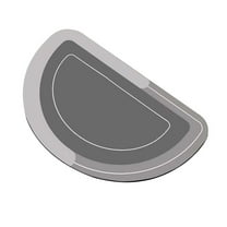 Guanhe Bathroom Rugs, Crystal Velvet Mats with Rubber Backing Non Slip Washable Bathroom Floor Mats Shower Rug, Super Absorbent Quick Dry