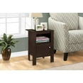 thumbnail image 1 of Monarch Specialties Accent Table, Side, End, Nightstand, Lamp, Storage, Living Room, Bedroom, Brown Laminate, Transitional, 1 of 4