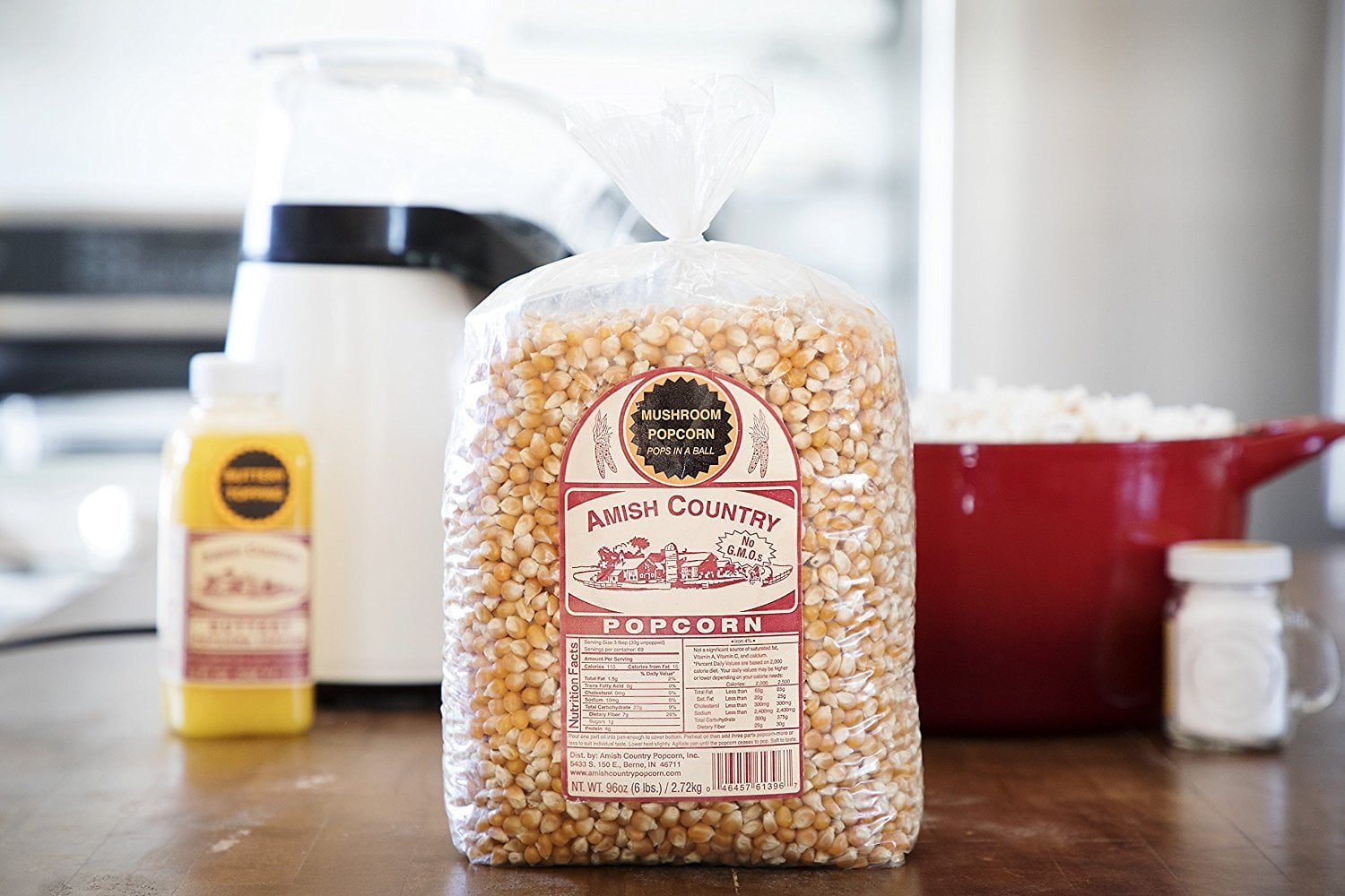 Amish Country Popcorn Mushroom Popcorn 6 Lb Bag Old Fashioned