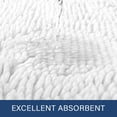 thumbnail image 3 of Alfombra de baño LOCHAS Luxury Shaggy, 122 x 43 cm, color blanco, 3 of 7