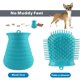 thumbnail image 4 of Limpiador de patas de perro con toalla, limpiador de patas de perro, cepillo de aseo para mascotas con función de masaje, taza limpiadora de patas de perro, limpiador de patas de perro, azul, 4 of 4