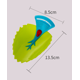 thumbnail image 5 of Extensor de grifo de extensión de mango de fregadero de estilo de dibujos animados marrón, estilo de hoja de dibujos animados, divertido e interesante para lavar el baño, 2 uds., 5 of 5