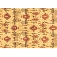 thumbnail image 1 of Ahgly Company Indoor Rectangle Abstract Brown Modern Area Rugs, 4' x 6', 1 of 4