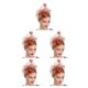 thumbnail image 3 of Jumpingount Tocado de boda con flores para el pelo, mano de obra fina, exquisito ahorro de espacio, ornamento Simple europeo, Clip de malla de Type2 NO2, 3 of 6