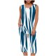 thumbnail image 3 of Conjunto de Verano para las Mujeres Impreso Cuello Redondo sin Mangas Y Pantalones, Casual de Dos Piezas para las Mujeres, 3 of 5