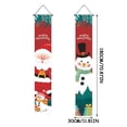 thumbnail image 3 of Teissuly Merry Christmas Banner Outdoor Indoor Christmas Decorations Welcome Hanging Couplet Teissuly WER202310236332, 3 of 4