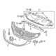 thumbnail image 4 of Junta de goma YONGSHENG para capó de motor 2 uds. para Honda Civic 06-15 City 2009-2014, 4 of 5