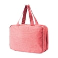 thumbnail image 2 of Four Fold Dry Wet Separation Hanging Toiletry Bag, Portable Makeup and Cosmetic Storage with Waterproof Polyester for Beach Travel and Gym, Organizer for Swimsuits Towels and Sunscreen, 27x8cm, 2 of 6