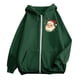 thumbnail image 5 of WILLBEST Sudadera de Mujer con Estampado Navideño, Cremallera, Manga Larga, Bolsillo, Cordón Ajustable y Capucha Informal XXX-Grande, 5 of 8