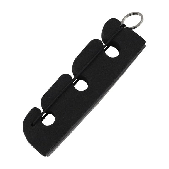 PASILI Magnetic Foam Fishing Rod Holder Portable Stand Foam Fishing Rod Rest Magnetic On The Back High-Density Foam Three Grooves