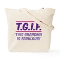 thumbnail image 2 of CafePress - THIS GRANDMA IS FABULOUS! Tote Bag - Unisex Canvas Tote Bag, Beige, 1-Piece, 2 of 9