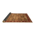 thumbnail image 2 of Ahgly Company Indoor Rectangle Abstract Brown Modern Area Rugs, 2' x 4', 2 of 4