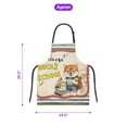 thumbnail image 5 of Welcome Shiba Inu Back to School Vintage Retro Apron Shibas Dog Lovers Gifts Idea for Cooking Grilling Baking Painting Gardening - 02012, 5 of 5