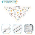 thumbnail image 6 of Dog Bandana 2 Pack,White Princess Fairy Sun Pattern Bandanas for Dogs,Cat Bandana,Small/ Large Dog Bandana 2 Size,Dog Bandanas, 6 of 6