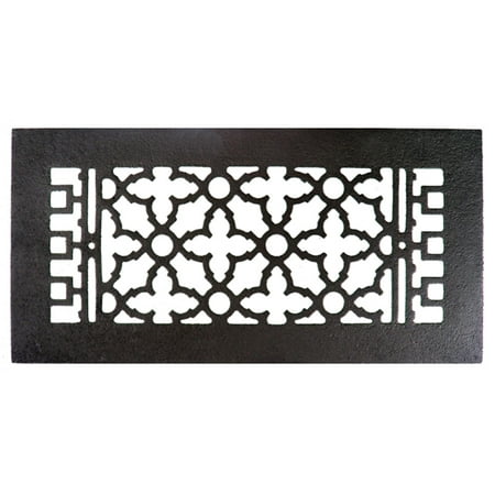 

Acorn Manufacturing Grcg-D 6 X 14 Cast Iron Decorative Grille - Black