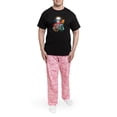 thumbnail image 5 of CafePress - A Skeletal Figure With A T Shirt Featuring - Men's Dark Loose Fit Cotton Pajama Set, 5 of 7