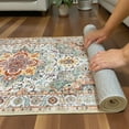 thumbnail image 5 of ARJINCUTE Bohemia Vintage Orange-Red Runner Rugs 2' x 8', Non- Slip Machine Washable, Soft Touch Low Pile Foldable, 5 of 8