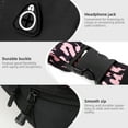 thumbnail image 6 of Holuxer Large Fanny Packs for Women, Fashion Cross Body Waist Pack, Waterproof Belt Bags Crossbody Purses with Adjustable Leopard Print Belt for Travel Running, 6 of 7