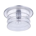 thumbnail image 2 of ZA3637-SA Craftmade Lighting Canon - 1 Light Outdoor Flush Mount-6.88 Inch Tall and 11.38 Inch Wide-Satin Aluminum Finish, 2 of 4