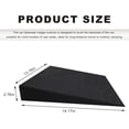 thumbnail image 2 of Auto Seat Wedge Leveling Cushion Truck Driver Heightening Seat for Sciatica Tailbone Pain Relief Angled Design Car Seats Office Chairs Cushion, 2 of 8