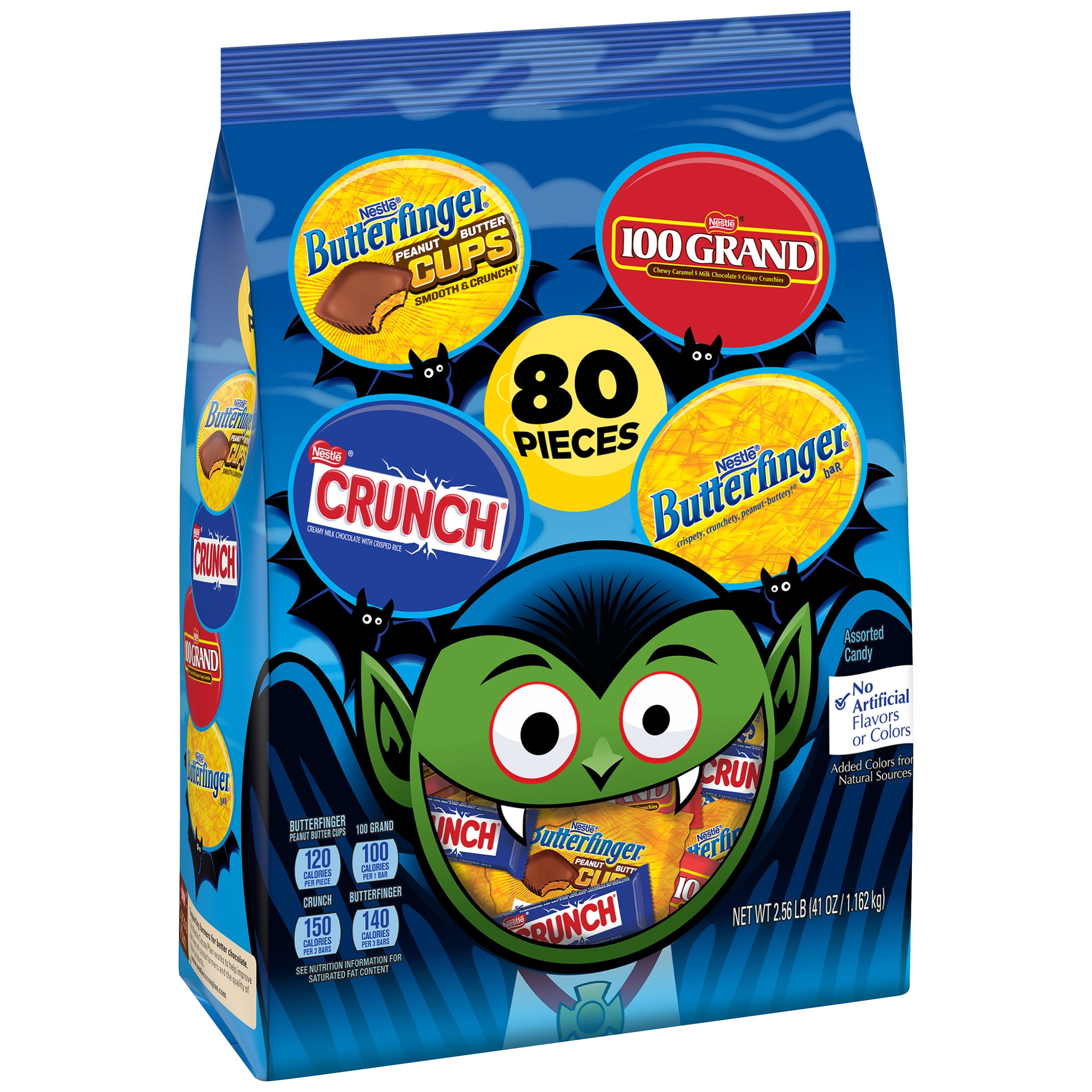 NESTLE Assorted Halloween Candy Chocolate 80 pieces, 41 oz Bag by Nestlé USA, Inc.
