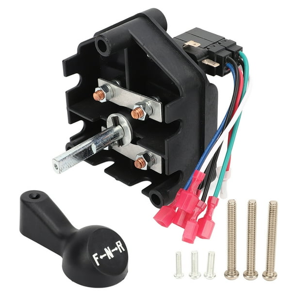 Interruptor eléctrico de marcha atrás y avance para carrito de golf de 48V CC 101753005 con mango de cambio de repuesto para Club Car DS modelos 1996 y posteriores Jadeshay A