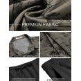 thumbnail image 4 of COOFANDY Men's Summer Beach Outfits 2 Piece Short Sleeve Shirts and Shorts Vacation Texture Linen Sets for Men, 4 of 6