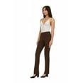 thumbnail image 2 of ZayWay Women's Stretch Bootcut Dress Pants with Pockets - Wear to Work - Ponte Treggings Brown 3X-Large, 2 of 6