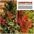 thumbnail image 4 of Nvzi Tallos de purpurina navideña, 20 piezas, púas de pino artificiales para relleno de adornos de árbol de Navidad (verde), 4 of 5