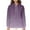 01 Purple, variant on Sherpa Lined Hoodies for Women Warm Winter Fleece Pullovers Long Sleeve Casual Gradient Sweatshirt Thermal Tops