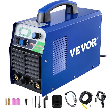 VEVOR Tig Welder 165Amp Tig Stick Welder 110V 220V Dual Voltage Portable Tig Welding Machine TIG ARC MMA Stick IGBT DC Inverter Welder Combo Welding Machine