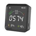 thumbnail image 1 of Moes WiFi Tuya Smart CO2 Detector Temperatura Humedad Aire Probador con alarma, 1 of 7