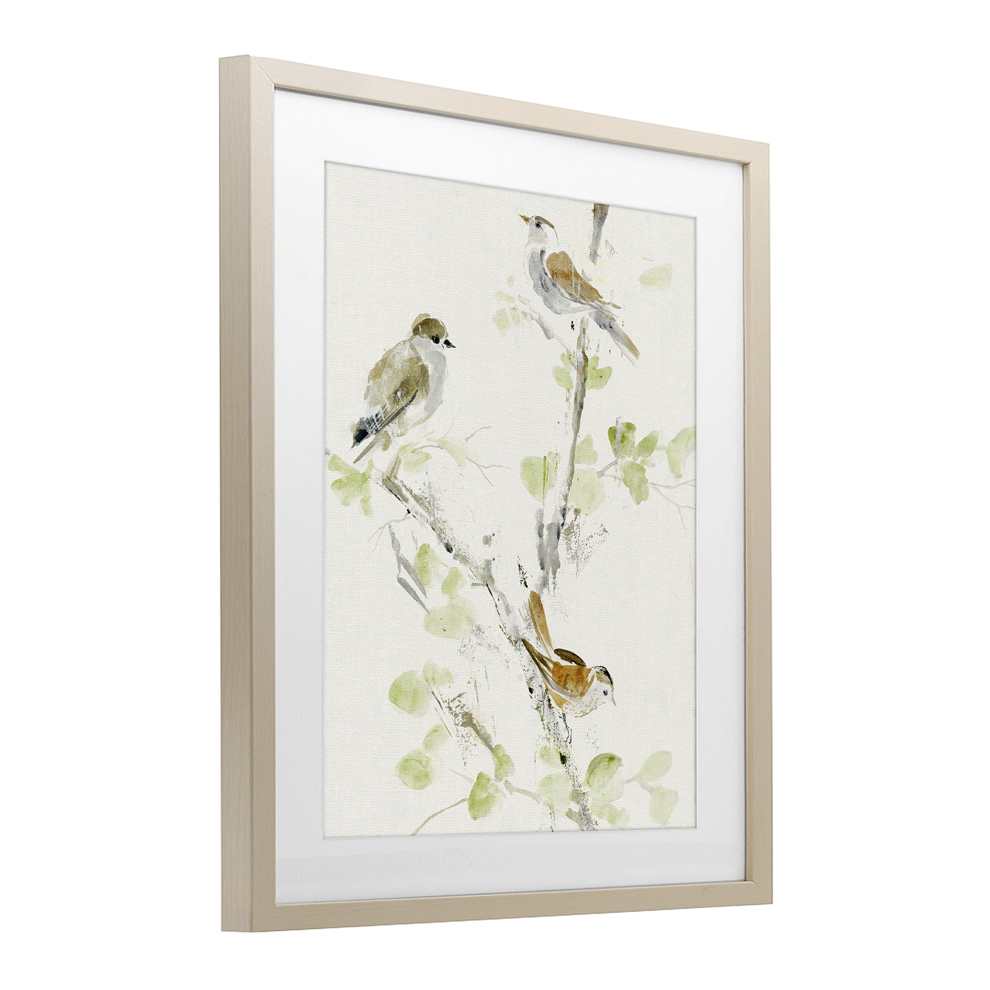 Stupell Industries Delicate Feathers Abstraction Birch Framed Print Under Glass, design by Lorenzo Collective