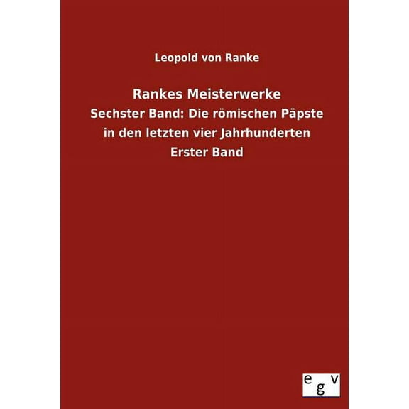 Rankes Meisterwerke (Paperback)