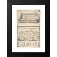 thumbnail image 2 of Jan Goeree 16x24 Black Modern Framed Museum Art Print Titled - Reconstruction of the Circus Maximus (Above) and a View of the Site (Below) (Before 1704), 2 of 5