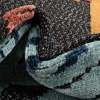Unique Loom Belize Outdoor Collection Area Rug - Ambergris (2 x 3 Rectangle Charcoal/Light Blue)