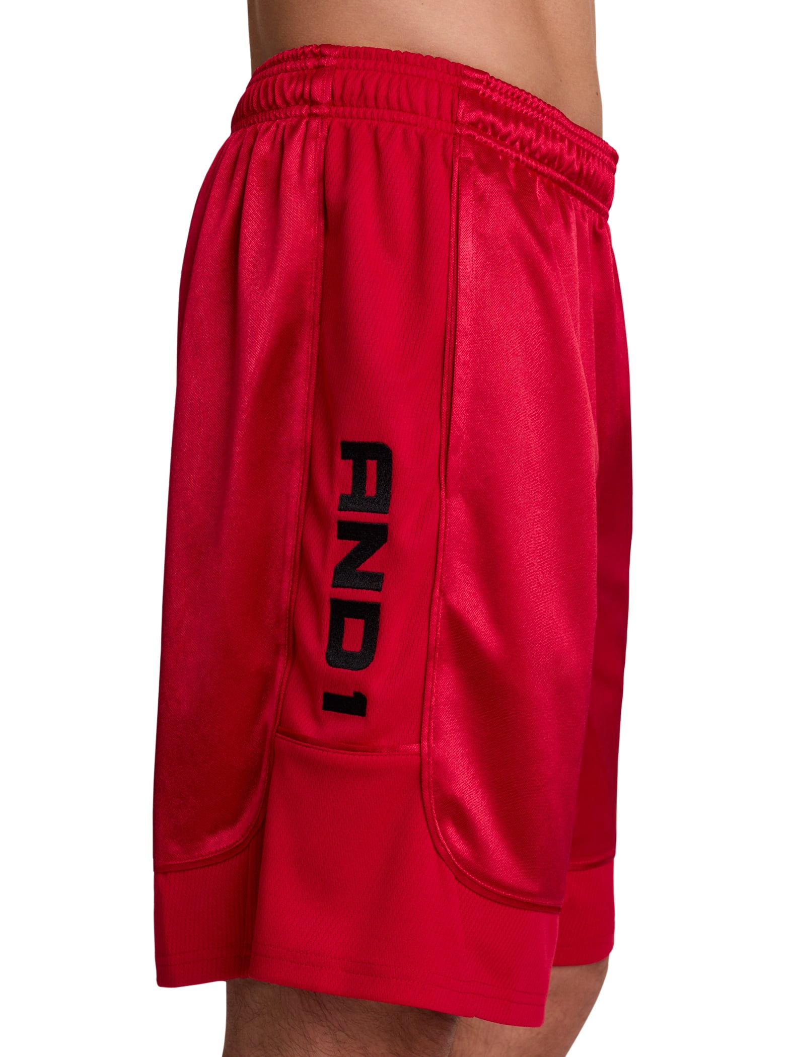 AND1 Men's and Big Men's All Court Short, 9" inseam, up to Size 5XL