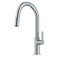 thumbnail image 1 of KRAUS Oletto Robinet de Cuisine à Bec Rétractable à une Poignée en Chrome, KPF-2820CH, 1 of 5
