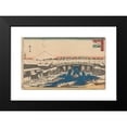 thumbnail image 2 of Andō Hiroshige 24x17 Black Modern Framed Museum Art Print Titled - Clearing Water After Snow (19th Century), 2 of 5