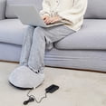 thumbnail image 4 of USB Electric Foot Warmer Heating Pad Slippers Shoes Chair Soft Warm Pillow Winter Feet Leg Thermostat Heating Blanket Mat, 4 of 5