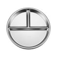 thumbnail image 5 of SNGMN 304 Stainless Steel Partitioned Dinner Plate, 20cm Multi-Compartment Dish for Kids & Adults, Dishwasher Safe, 5 of 5