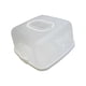 thumbnail image 5 of Caja cuadrada para transportar pasteles, bandeja para servir, contenedor multiusos para transporte de pasteles, para transporte de postres, pasteles y Blanco, 5 of 8