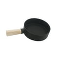 thumbnail image 4 of Elodie Cast Iron Frying Pan Nonstick Wood Handle Cookware Omelette Pan for Rvs Home 16cm, 4 of 8