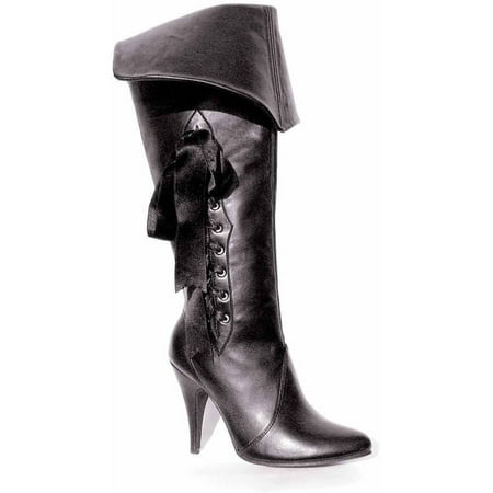 Pirate Black Boots Women's Adult Halloween Costume Accessory