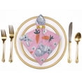 thumbnail image 2 of WYYP Rabbits Carrots Whimsical Cloth Napkin Reusable Home Decor 6 PCS, 2 of 7