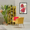 thumbnail image 3 of Stupell Industries Two Red Poppies Botanical & Floral Painting Black Floater Framed Art Print Wall Art, 21 x 31, 3 of 10
