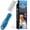 Blue, variant on Poodle Pet 2-in-1 Stainless Steel Detangler Comb Cat & Dog Grooming Brush Groomer, Fleas Tool