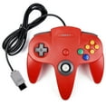 thumbnail image 1 of N64 Gaming Classic Controller, iNNEXT Retro N64 Wired Gaming Gamepad Controller Joystick for N64 System Home Video Game Console（Red), 1 of 7