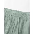 thumbnail image 5 of Women Wide Leg Pants Summer High Waisted Pants Drawstring Casual Trousers with Pockets Light Green XL, 5 of 7