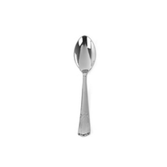 Special Silver Metallic Plastic Spoons 600 Count